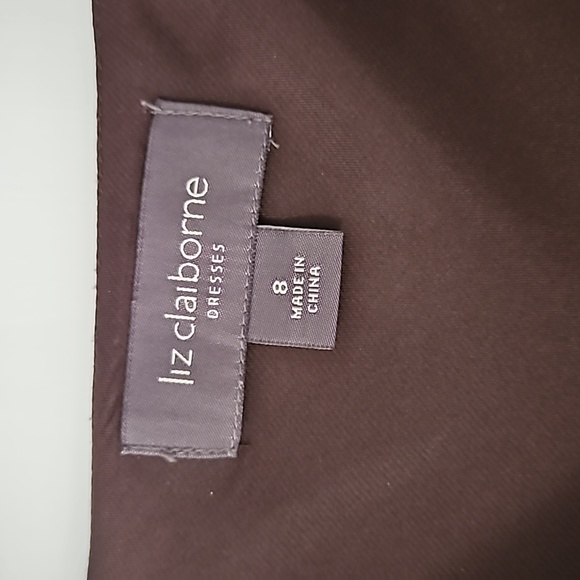 Flowy, lined,drop waist, midi dress. - Picture 3 of 6